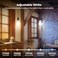 Feit Electric A19 LED Light Bulb 60W Equivalent Dimmable Color Selectable 6Way 5CCT E26 Medium Base 90 CRI 800 Lumens 22Year Lifetime Damp Rated Lightbulb OM60DM6WYCA2 2 Bulbs