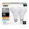 Feit Electric BR30 LED Light Bulb 100W Equivalent Dimmable 5CCT E26 Medium Base 90 CRI 1400 Lumens Adjustable White 155 Years Lifetime 2 Pack BR30100DM5CCTCA15K2