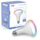 Feit Electric BR30 Smart Flood Light Bulb24GHz WiFi Color Changing and Dimmable No Hub Works with Alexa or Google Assistant BR30RGBWCAAG 65W MultiColor RGBW 1 Count Pack of 1