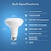 Feit Electric BR30 Smart Flood Light Bulb24GHz WiFi Color Changing and Dimmable No Hub Works with Alexa or Google Assistant BR30RGBWCAAG 65W MultiColor RGBW 1 Count Pack of 1