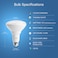 Feit Electric BR30 Smart Flood Light Bulb24GHz WiFi Color Changing and Dimmable No Hub Works with Alexa or Google Assistant BR30RGBWCAAG 65W MultiColor RGBW 1 Count Pack of 1