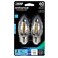 Feit Electric LED Chandelier Bulbs 60W Equivalent E26 Medium Screw Base Filament 5000K Daylight500 Lumens 2 Bulbs BPETC60950CAFIL2RP