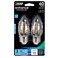 Feit Electric LED Chandelier Bulbs 60W Equivalent E26 Medium Screw Base Filament 5000K Daylight500 Lumens 2 Bulbs BPETC60950CAFIL2RP