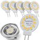 JAUHOFOGEI G4 LED Bulb 12V 4000K Bright White Disc Under Cabinet Lighting Bulb G4 LED T3 20W Halogen JC Bulb Replacement for Non dimmable Puck Light 12 Volt acdc 2 Watt Bipin Base Bulbs 6 Pack