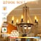 GvvooHome Candelabra Light Bulbs 40 watt Equivalent Chandelier Light Bulb NonDimmable E12 LED Bulb B10 Candle Bulb 2700K Soft White 90CRI 400LM Cear Glass 6 Pack