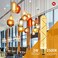 helloify T10T32 Dimmable Vintage LED Edison Tubular Bulb 40W Equivalent High Brightness 2500K Warm White Light Amber Glass Tube Cover Light E26 Screw Base 4PCS