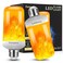 Hompavo Upgraded LED Flame Light Bulbs 4 Modes Flickering Light Bulbs with Upside Down Effect E26E27 Base Flame Bulb for Halloween Christmas Indoor and Outdoor Decoration White2 Pack