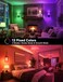 ILC E12 LED Light Bulbs 40w Equivalent 5W Color Changing RGB 5700K Daylight White Small Base Candelabra Round Light Bulb A15 Candle Base 12 Colors 2 Modes Timing with Remote Control 4 Pack