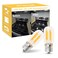 Jensense E17 LED Appliance Bulb for Under Microwave Over Stove Range Hood Bright CoolTouch Replacement for HalogenTungsten Light Bulbs 120V 4W 450LM 5000K CRI90