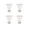 LUNO PAR20 Dimmable LED Bulb CRI 90 8W 50W Equivalent 500 Lumens 2700K Soft White Medium Base E26 UL Listed 4Pack