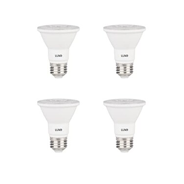 LUNO PAR20 Dimmable LED Bulb CRI 90 8W 50W Equivalent 500 Lumens 2700K Soft White Medium Base E26 UL Listed 4Pack