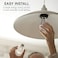 LUXRITE A19 LED Bulb 60W Equivalent 2700K Warm White 800 Lumens Dimmable Standard LED Light Bulbs 9W Enclosed Fixture Rated Energy Star E26 Medium Base Indoor and Outdoor 6 Pack