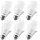LUXRITE A19 LED Bulb 60W Equivalent 2700K Warm White 800 Lumens Dimmable Standard LED Light Bulbs 9W Enclosed Fixture Rated Energy Star E26 Medium Base Indoor and Outdoor 6 Pack