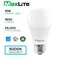 Maxlite MaxLite A19 LED Bulb Enclosed Fixture Rated Daylight 5000K 100W Equivalent 1600 Lumens Dimmable E26 Medium Base 4Pack
