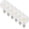 Maxxima G25 LED Light Bulb Globe Filament Bulb 40 Watt Equal 500 Lumens 2700K Warm White E26 Standard Edison Vanity Bulb Great for Kitchen Living Room and Bathroom NonDimmable 120V 6 Pack