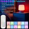 LGMCF Rechargeable Light Bulb with Remote E12 2Pack 5W 350LM Dimmable Detachable LED Bulb 3 Color Temperature Options 3 Timer 2000mAh Battery Operated Magnetic Bulbs Bulbs for NonHardwired Fixture