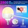 LGMCF Rechargeable Light Bulb with Remote E12 2Pack 5W 350LM Dimmable Detachable LED Bulb 3 Color Temperature Options 3 Timer 2000mAh Battery Operated Magnetic Bulbs Bulbs for NonHardwired Fixture