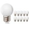 Night Blazers Small E26 LED Night Light Bulbs 1W Mood Light Bulbs Soft White 3000K Not Dimmable 10W Equivalent for Bedroom Bathroom Makeup Mirror Porch Wall Sconces Table Lamp 10Pack