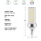stvono 4 Pack E12 LED Bulbs 20W Candelabra LED Light Bulbs 150W Equivalent Daylight White 6000K 2000LM NonDimmable LED Chandelier Bulbs for Ceiling Fan Home Lighting
