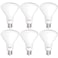 Sunco Lighting Sunco 6 Pack BR30 Light Bulb LED Recessed Can Light Bulbs Flood Lights Indoor 850 LM 11W 65W Equivalent 2700K Soft White Dimmable E26 Base for Home Kitchen Bedroom UL