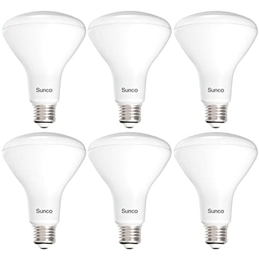 Sunco Lighting Sunco 6 Pack BR30 Light Bulb LED Recessed Can Light Bulbs Flood Lights Indoor 850 LM 11W 65W Equivalent 2700K Soft White Dimmable E26 Base for Home Kitchen Bedroom UL