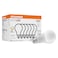 LEDVANCE Sylvania ECO LED A19 Light Bulb 100W Equivalent Efficient 145W 7 Year 1450 Lumens NonDimmable Frosted 2700K Soft White 6 Pack 40885