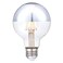 Westinghouse 5169100 45 Watt 40 Watt Equivalent G25 Dimmable Half Chrome Filament LED Light Bulb E26 Medium Base Single