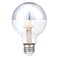Westinghouse 5169100 45 Watt 40 Watt Equivalent G25 Dimmable Half Chrome Filament LED Light Bulb E26 Medium Base Single