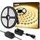 Lepro LED Strip Light White 164Ft Dimmable Vanity Lights 3000K Super Bright LED Tape Lights 300 LEDs SMD 2835 Strong 3M Adhesive Suitable for Home Kitchen Under Cabinet Bedroom Warm White