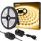 Lepro LED Strip Light White 164Ft Dimmable Vanity Lights 3000K Super Bright LED Tape Lights 300 LEDs SMD 2835 Strong 3M Adhesive Suitable for Home Kitchen Under Cabinet Bedroom Warm White
