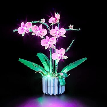YEABRICKS LED Light Kit for Lego Creator Orchid Building Blocks Model LED Light Set Compatible with 10311Lego Set NOT Included