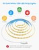 Aclorol USB COB LED Strip Lights for TV 5V USB Powered LED Tape Lights Daylight White 656FT 320LedsM 6000K COB Flexible Light Strip TV Led Backlight for Bedroom Under Cabinet Kitchen DIY 400LMm