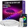 ATHONO Led Lights for Bedroom 100FT Smart ICRGB Music Sync Color Changing Strip Lights 24Key RemoteApp Control Light Strip for BedHeadUnderbedCeilingBackground Wall2Rolls of 50FT