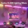 ATHONO Led Lights for Bedroom 100FT Smart ICRGB Music Sync Color Changing Strip Lights 24Key RemoteApp Control Light Strip for BedHeadUnderbedCeilingBackground Wall2Rolls of 50FT