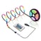 BIHAND 656ft USB LED Strip Lights USB Rope Lights with 24 Keys Remote DIY Indoor Decoration TV Backlight for 4060in