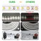 CT CAPETRONIX White LED Strip Light 328 Feet 24 Volt LED Light Strip White 6000K6500K Daylight Super Bright LED Tape Light for Bedroom Kitchen Closet Cabinet Mirror IndoorDimmer Included