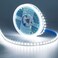 KXZM 12V LED Strip Light Cool White 6000K 5M164ft 600LEDs Flexible SMD2835 High Brightness NoWaterproof IP20 LED Tape Lights for Bedroom Kitchen Party etc DecorateNo Power Supply