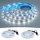 KXZM USB LED Strip Light Cool White 6000K 5V USB Powered 1312ft4M 240LEDs Flexible SMD2835 High Brightness NoWaterproof IP20 LED Tape Lights2pcs x 66ft