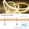 MDee COB LED Strip Lights 4000K Nature White USB Powered 5V Flexible LED Tape Lights with USB Connector CRI 90 800LMm 320LEDsm for Indoor and Outdoor Dcor4000K Nature White 656ft2m