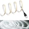 MDee COB LED Strip Lights 6000K Cold White USB Powered 5V Flexible LED Tape Lights with USB Connector CRI 90 800LMm 320LEDsm for Indoor and Outdoor Dcor6000K Cold White 328ft1m