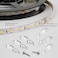 MMSD 100 Pack LED Strip Light mounting Bracket LED Tape clamp with 102 Screws Suit for 10mm Wide IP65 Waterproof Strip Light
