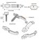 MMSD 100 Pack LED Strip Light mounting Bracket LED Tape clamp with 102 Screws Suit for 10mm Wide IP65 Waterproof Strip Light