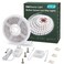 MY BEAUTY LIGHT Motion Activated LED Strip Lights 164ft LED Light Strip with Day or Night 2 Lighting Modes 3 Timing Off Modes Bright White 12v Plugin LED Rope Lights for Under Cabinet Kitchen