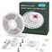 MY BEAUTY LIGHT Motion Activated LED Strip Lights 164ft LED Light Strip with Day or Night 2 Lighting Modes 3 Timing Off Modes Bright White 12v Plugin LED Rope Lights for Under Cabinet Kitchen