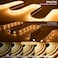 PAUTIX 5V USB COB LED Strip Light 656ft2m 1200lm Dimmable 640LEDs 2700K Warm White CRI90 with RF Remote TV BacklightFlexible Under Cabinet Tape Light for BedroomKitchenHome DIY Lighting