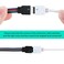 SUPERNIGHT 4 Pin RGB LED Strip Lights Extension Cable 5m 164ft for SMD 5050 and 3528 LEDs Strip to Strip or Strip to Controller