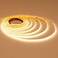 TOPAI 12V Thin 5mm COB LED Strip Light 3000K Warm White 164ft Bright 4000Lm CRI90 Uniform Dotless 400LEDsM Adhesive Flexible Cuttable LED Tape for DIY Bedroom Under Cabinet Lighting