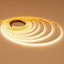 TOPAI 12V Thin 5mm COB LED Strip Light 3000K Warm White 164ft Bright 4000Lm CRI90 Uniform Dotless 400LEDsM Adhesive Flexible Cuttable LED Tape for DIY Bedroom Under Cabinet Lighting
