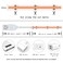 UVTaoYuan Short Led Strip Lights Pink 5V USB LED Lighting COB LED Strip Pink Flexible LED Tape Light Not Dimmable Small led for Display Cabinet Home DIY Lighting Room Decor TV Lights 328FT1M