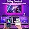 VOLIVO LED Lights for TV 15FT Led Backlight for 4565 inch TVs Bluetooth RGB LED Lights Behind Television with Remote USB Powered Color Changing Music Sync for Gaming RoomDeskUnder Table
